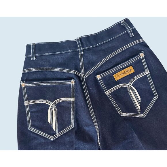 Gitano Denim - Vintage GITANO Dark Wash High Waisted 80s / 90s Jeans Size 24